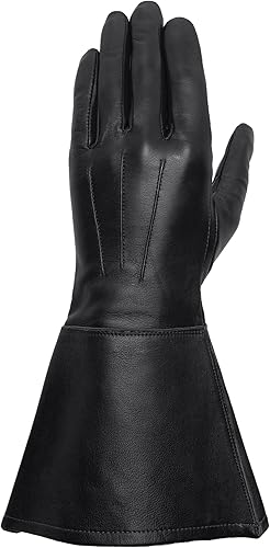 Miniatura 2 de Enforcer - Guantelete de cuero sin forro para montar en motocicleta, guardias de honor y bandas de marcha TD650HP