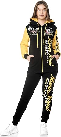 JG-512-JK - Chándal para mujer, chándal, chándal, con capucha, corte  ajustado, modelo: Amazon.es: Ropa