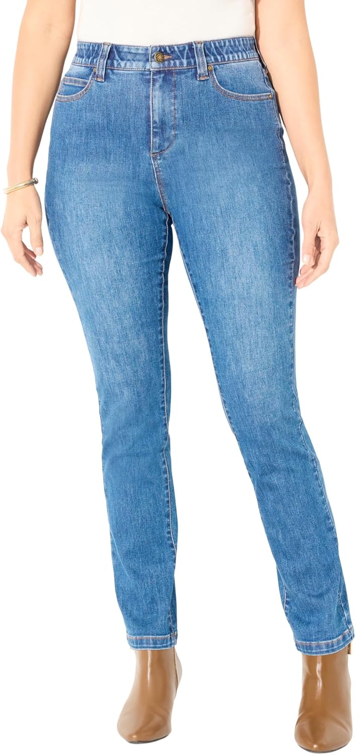 Women's Plus Size Synergy Slimming Straight Leg Jean