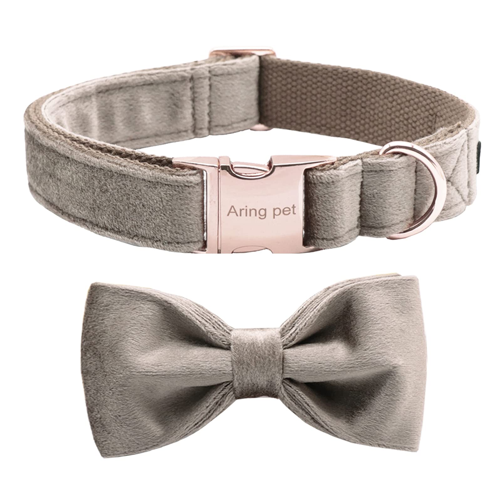 ARING PET Velvet Dog Collar-Velvet Bowtie Dog Collars
