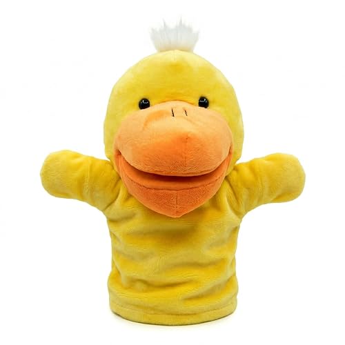 LOMTRATS Marionetas de Mano de Animales con Boca Abierta móvil para niños, Lobo, león, etc Contar Historias, enseñar, Preescolar, Regalos de cumpleaños