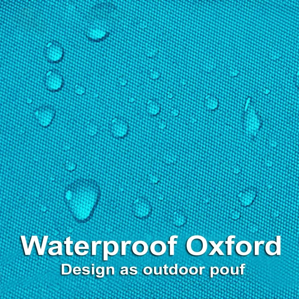 SXBCyan Funda Puff Flotante For Piscina, Sin Relleno, Impermeable, For Exterior E Interior, Cómodo Y Grande, Rectangular, con Funda For Puf Flotante.(Sky Blue,140x180cm-cover)