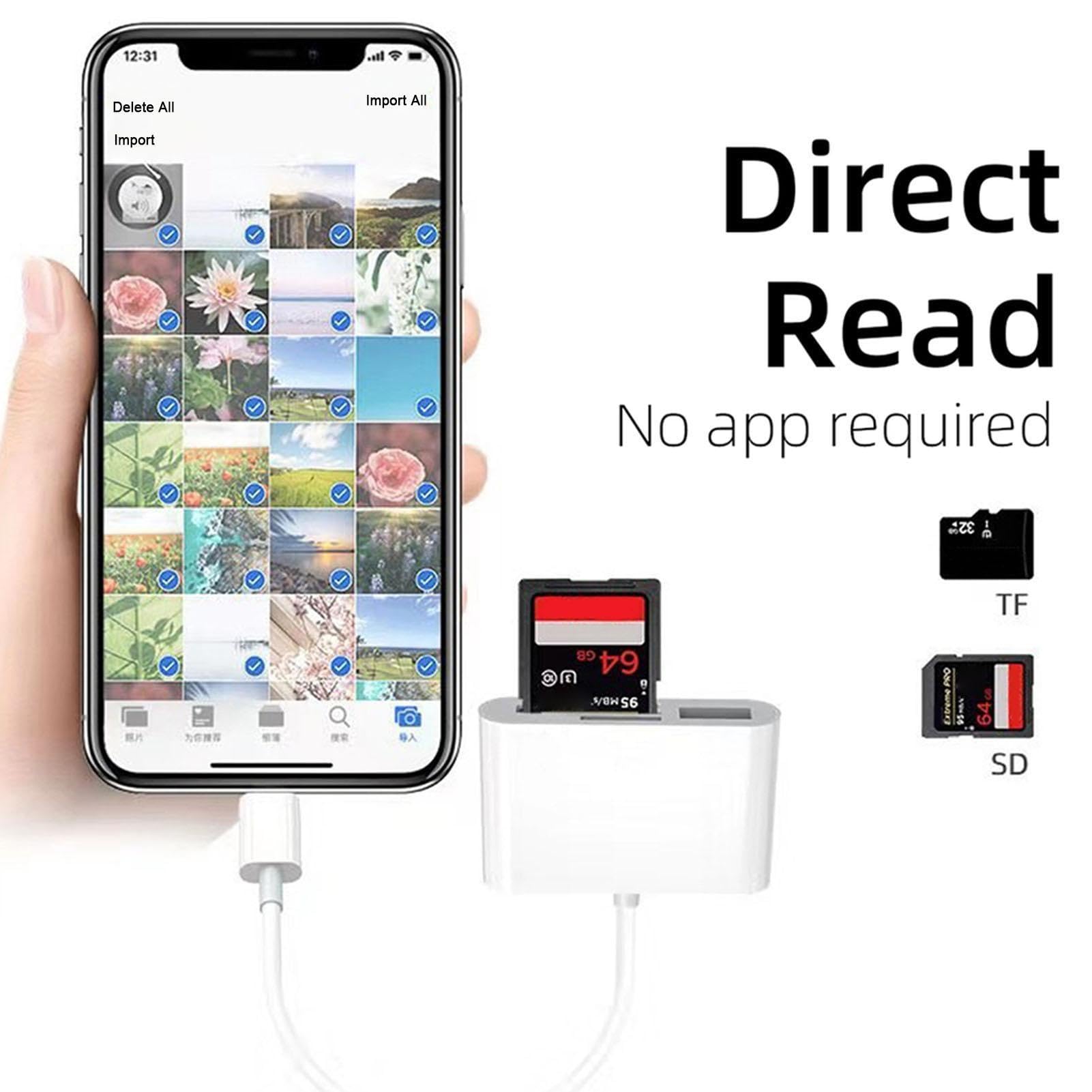 Beikell Lettore Di Schede 4 In 1 USB-C/USB 3.0 – Legge SD, TF, CF E MS Contemporaneamente, Fino A 5Gbps, Plug&Play - 4