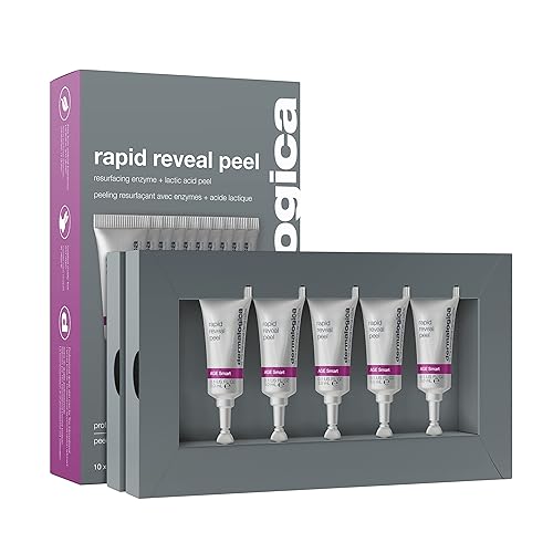 Dermalogica Rapid Reveal Peel - Peeling facial antienvejecimiento con ácido láctico piel de grado profesional que revela una piel brillante y de