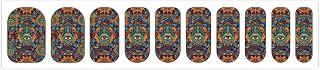 Nail Polish Strips Adhesive Nail Art Stickers Wraps (Indian Fatima Hamsa Hand)