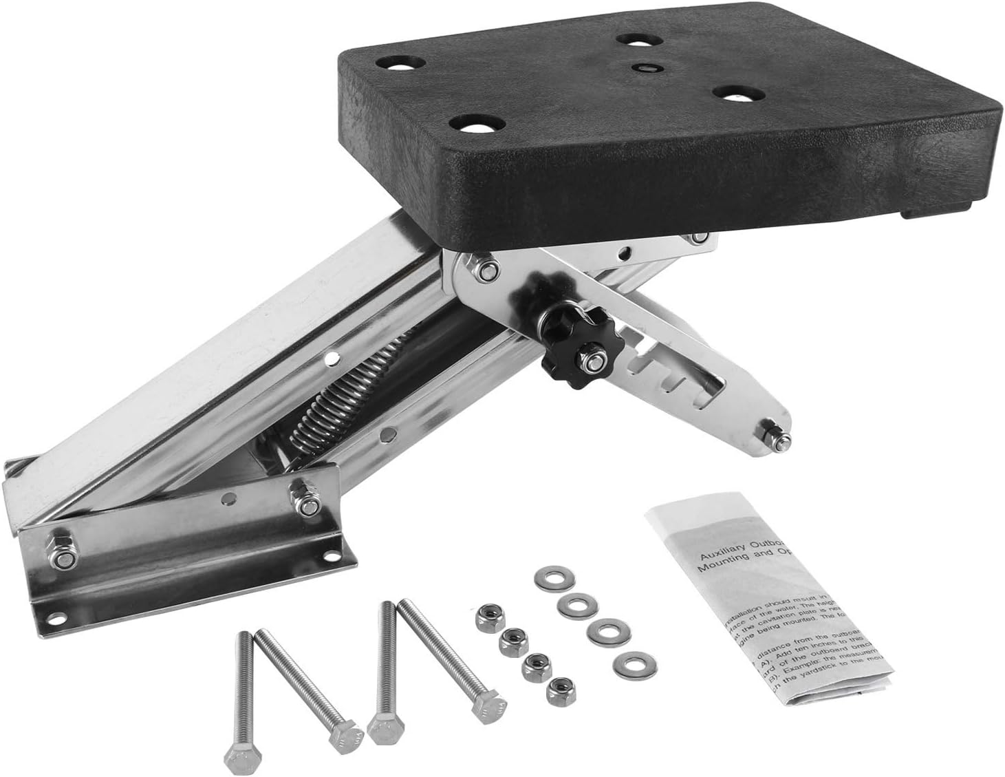 YaeMarine 2 Stroke Outboard Motor Bracket Kicker for Boat, up to 25hp
