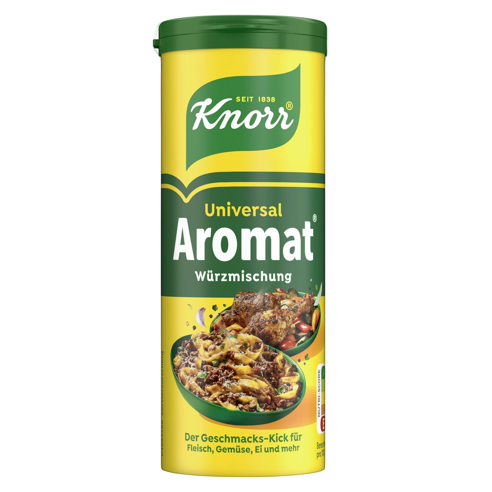Knorr Würzmischung Universal Aromat für schnelle Gerichte zum Würzen und Verfeinern von Fleisch, Gemüse, Saucen und mehr 100 g