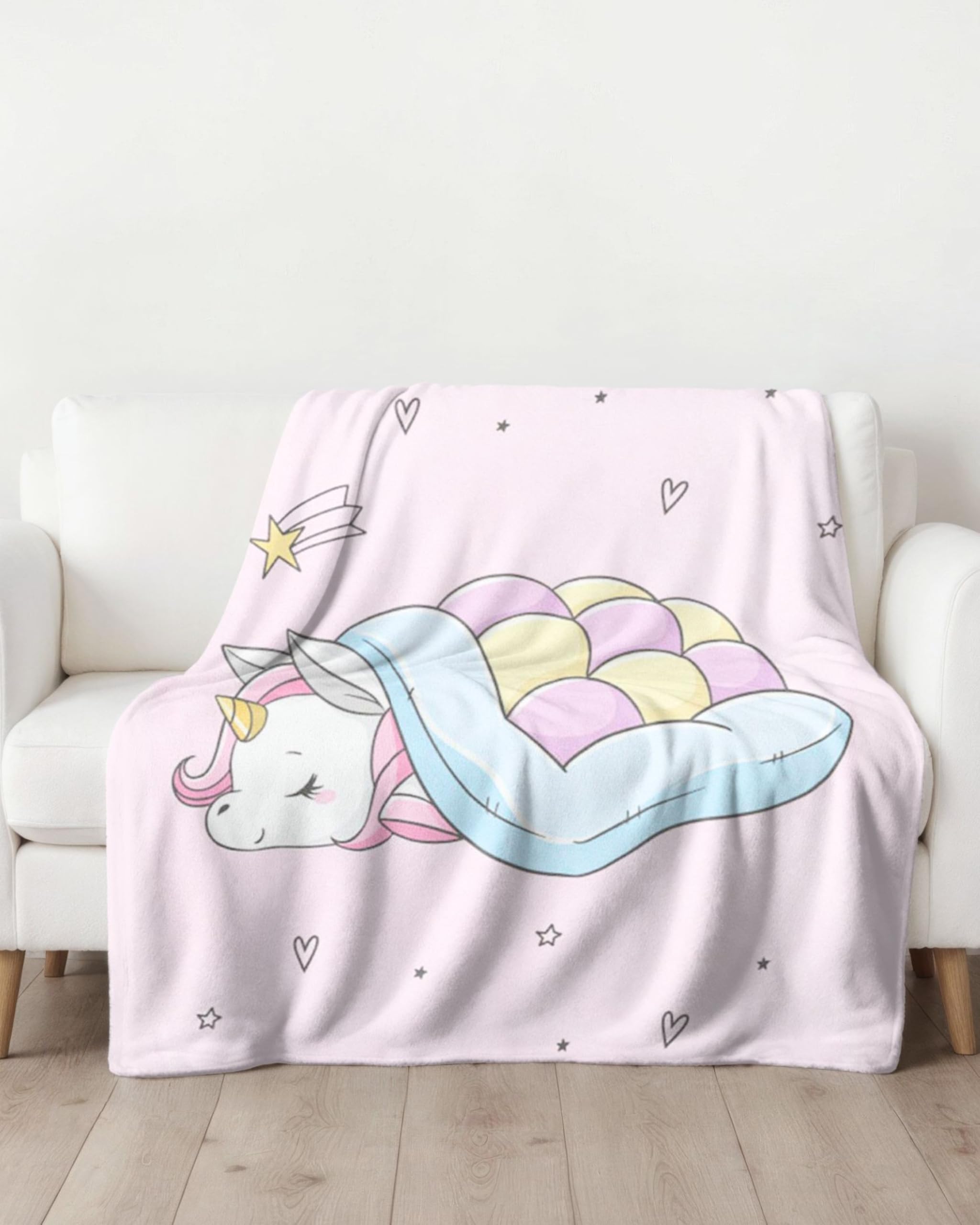 Couverture licorne anti-froid pour réchauffer les nuits fraîches