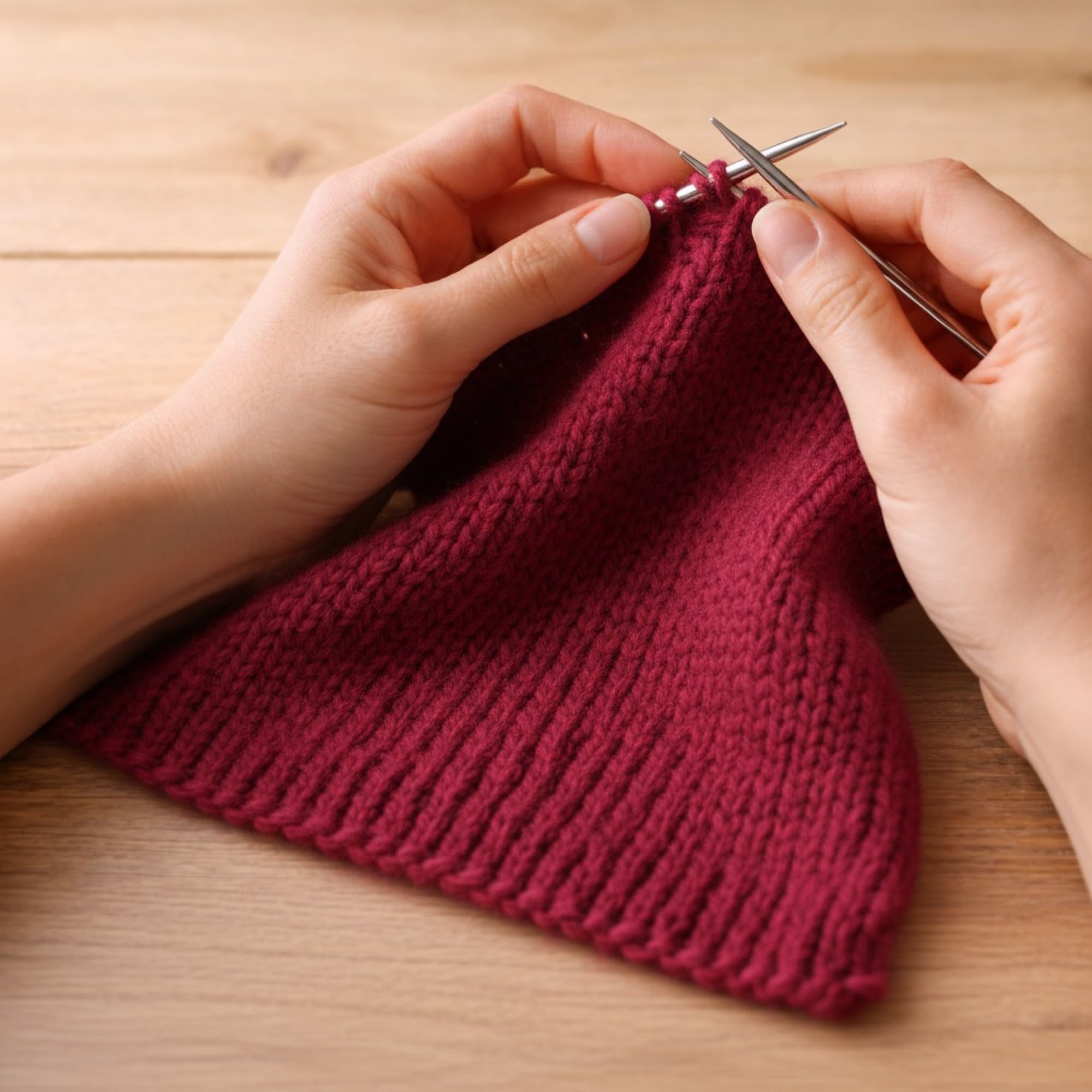 Strickgarn 100% reine Merino-Schurwolle Extra-Fine, line Super Soft von Lana Gatto Made in Italy, hochwertiges Garn zum Häkeln und Handstricken, 500g 1250 Meter, (Rot - 12246, 10)