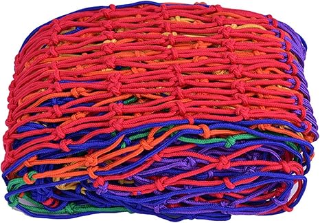 Image WEIWEIMITE Pond Netting Woven Mesh Heavy Duty Stretch Net Cover for Pets, Indoor Outdoor Playground Kids Safety Net for Climbing, Decorative Fences rope netting (Size : 5X7M(16X22FT))