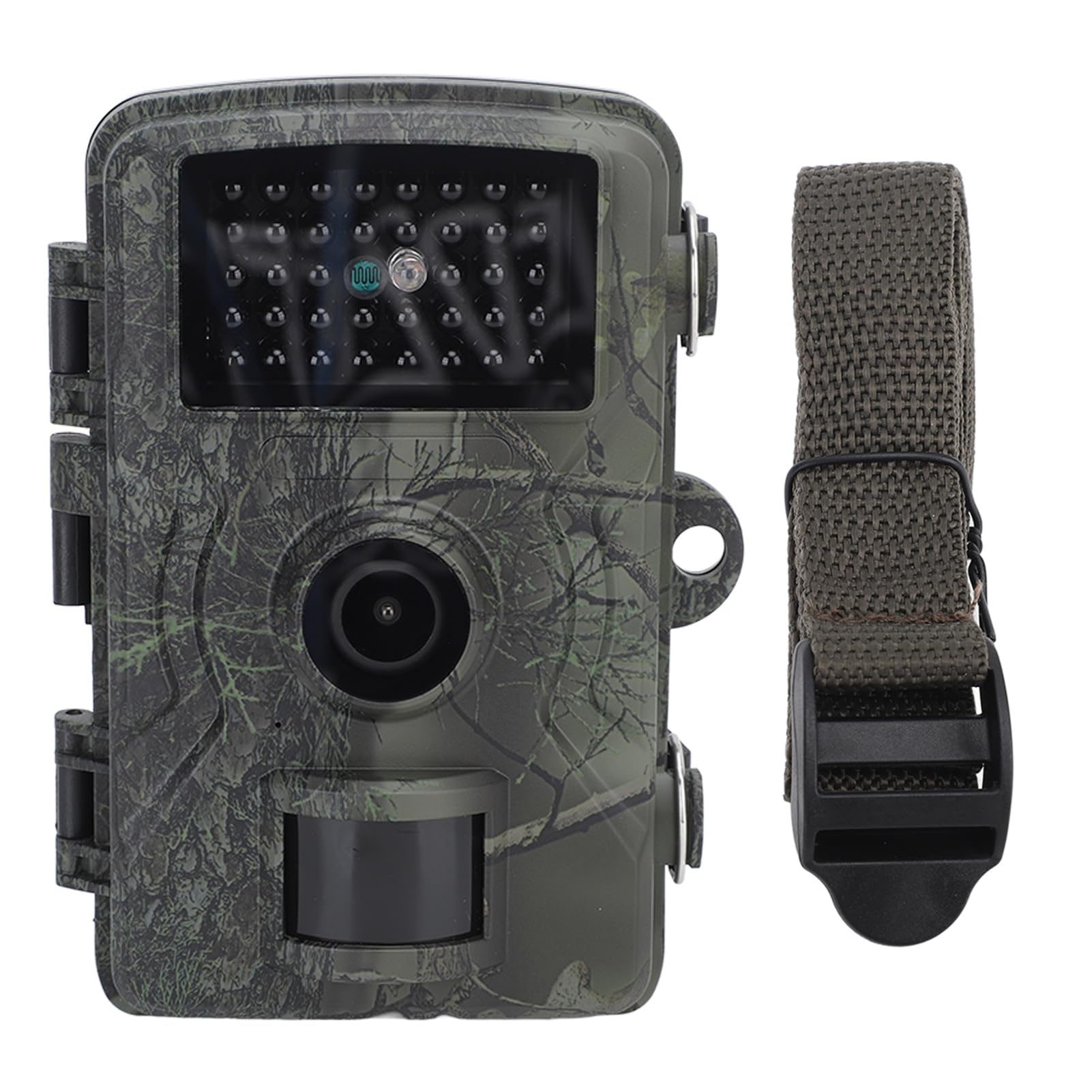 Jectse Cámara de Rasteo, Cámara de Caza 1080p HD 16MP con -Disparador 0.7S Activada por Movimento, Visonn Nocturna por Movimiento PIR, Resistente Al Agua IP66, Lente de Ángulo de 60