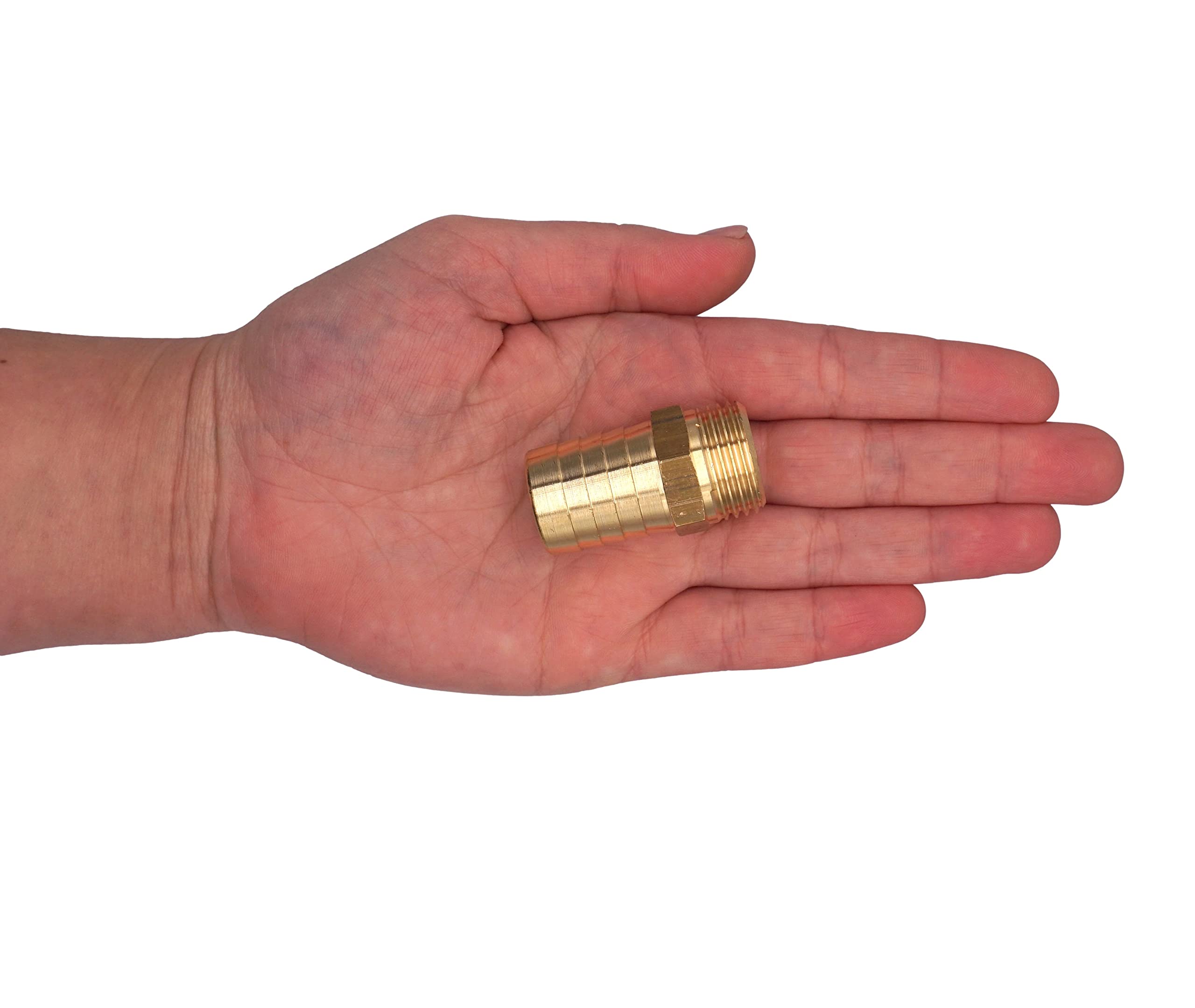 ERGAOBOY Bulkhead Adapter 2 Stück - 1BSP Innengewinde Zu Außengewinde Messing