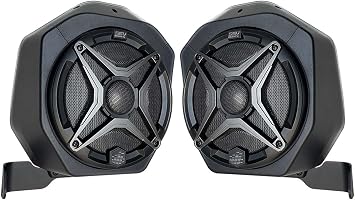 SSV Works Rear Speaker Pods Compatible with Ford Bronco 4-Door 2021-2026, Upgrade 6.5" Pods for Bronco Accessories w/SSV A6 120w Speakers - 220-BR-B65A