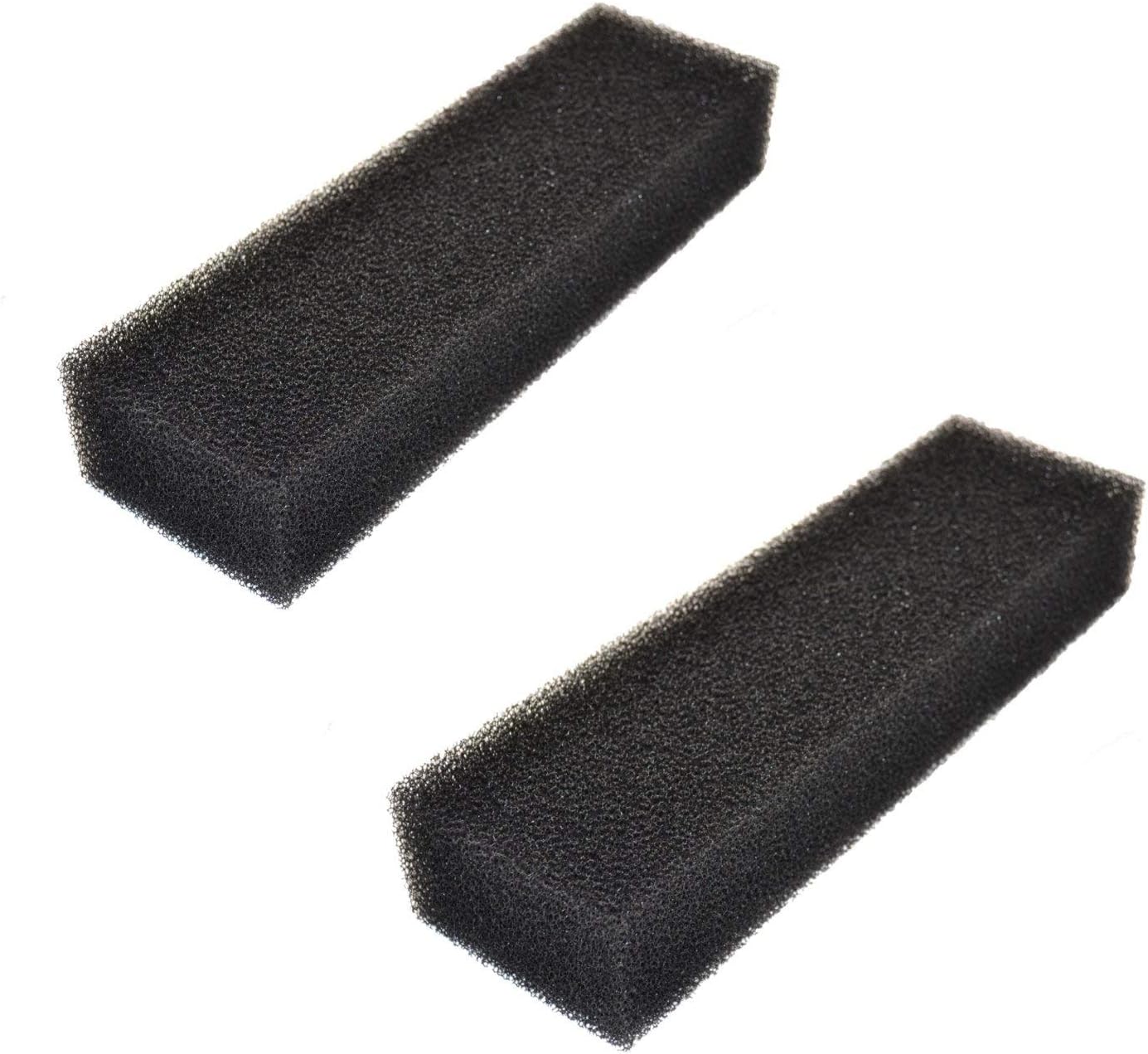 HQRP 2-Pack Mechanical Foam Aquarium Filter Compatible with Coralife Biocube 29, BioCube 14, Biocube 32 Sump Modification