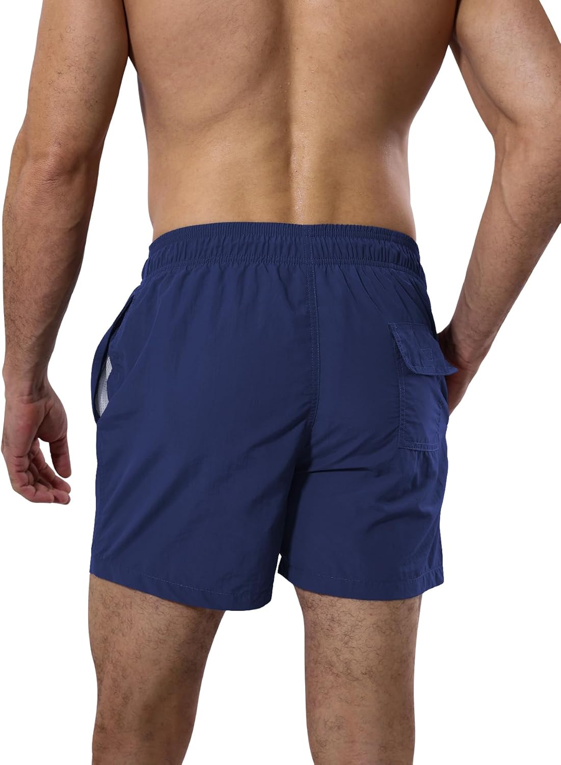 Men's Swim Trunks Quick Dry Bathing Suit Board Beach Shorts with Mesh Lining and Pockets Swimwear - Image 2