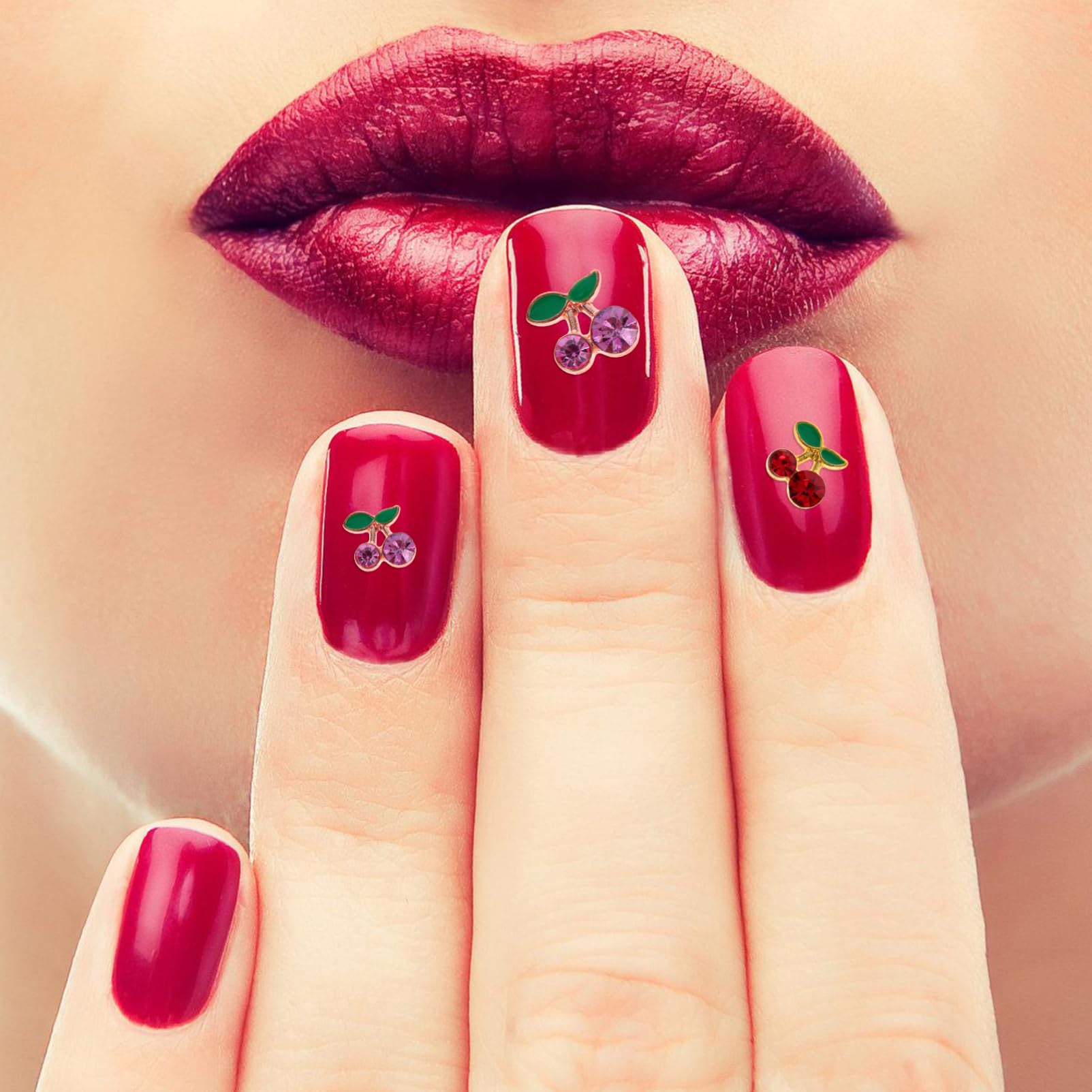 5 Set Ciondoli Per Unghie Decorazioni Per Nail Art Facili Applicare Per Feste E Speciali Per Manicure Te 32 Pezzi*5