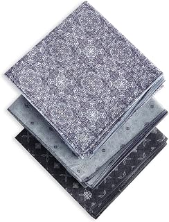 Bonjour Silcora Men’s Cotton Handkerchiefs Pack of 3 (Assorted) Price In India