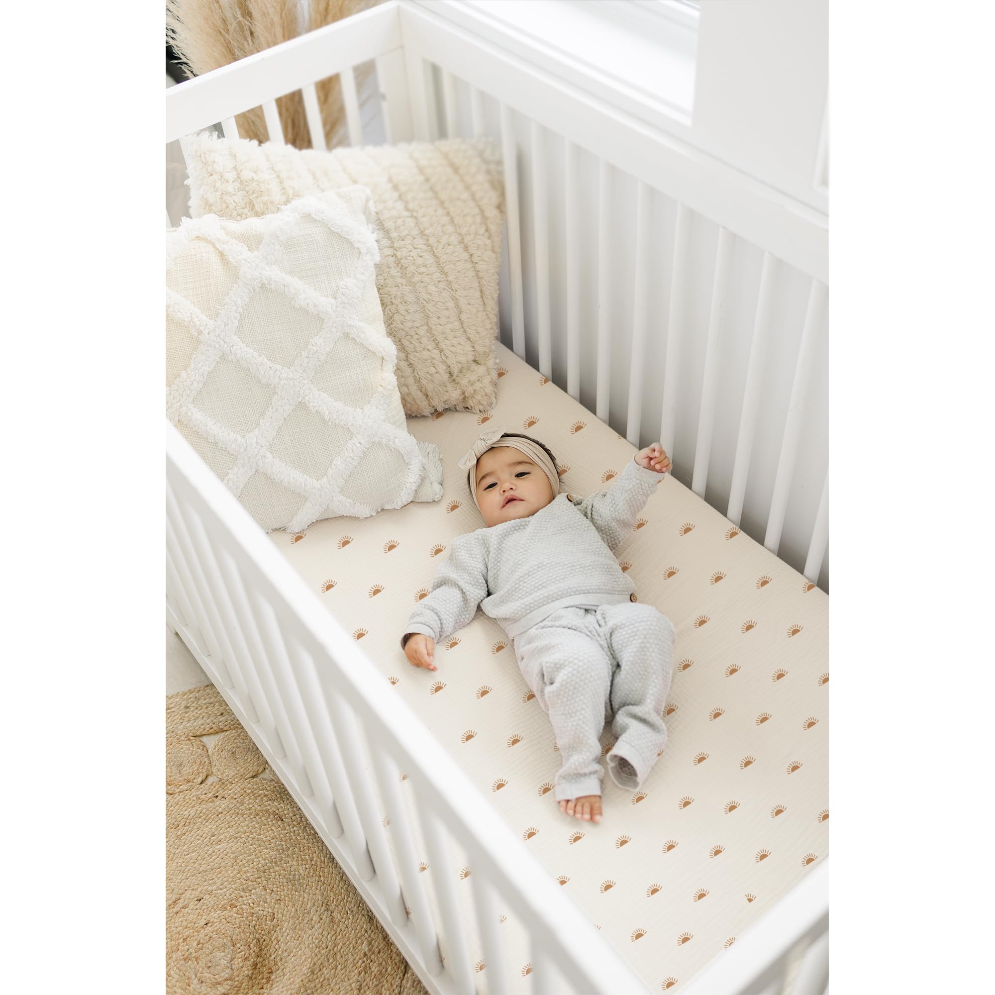 Nursery Bedding Little Unicorn Fitted Crib Sheet Sheets Girl