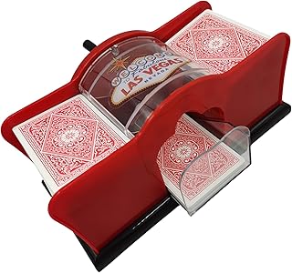 Sponsored Ad - Yuanhe Casino 2-Deck Hand Manual Card Shuffler, Blue, Red, Black