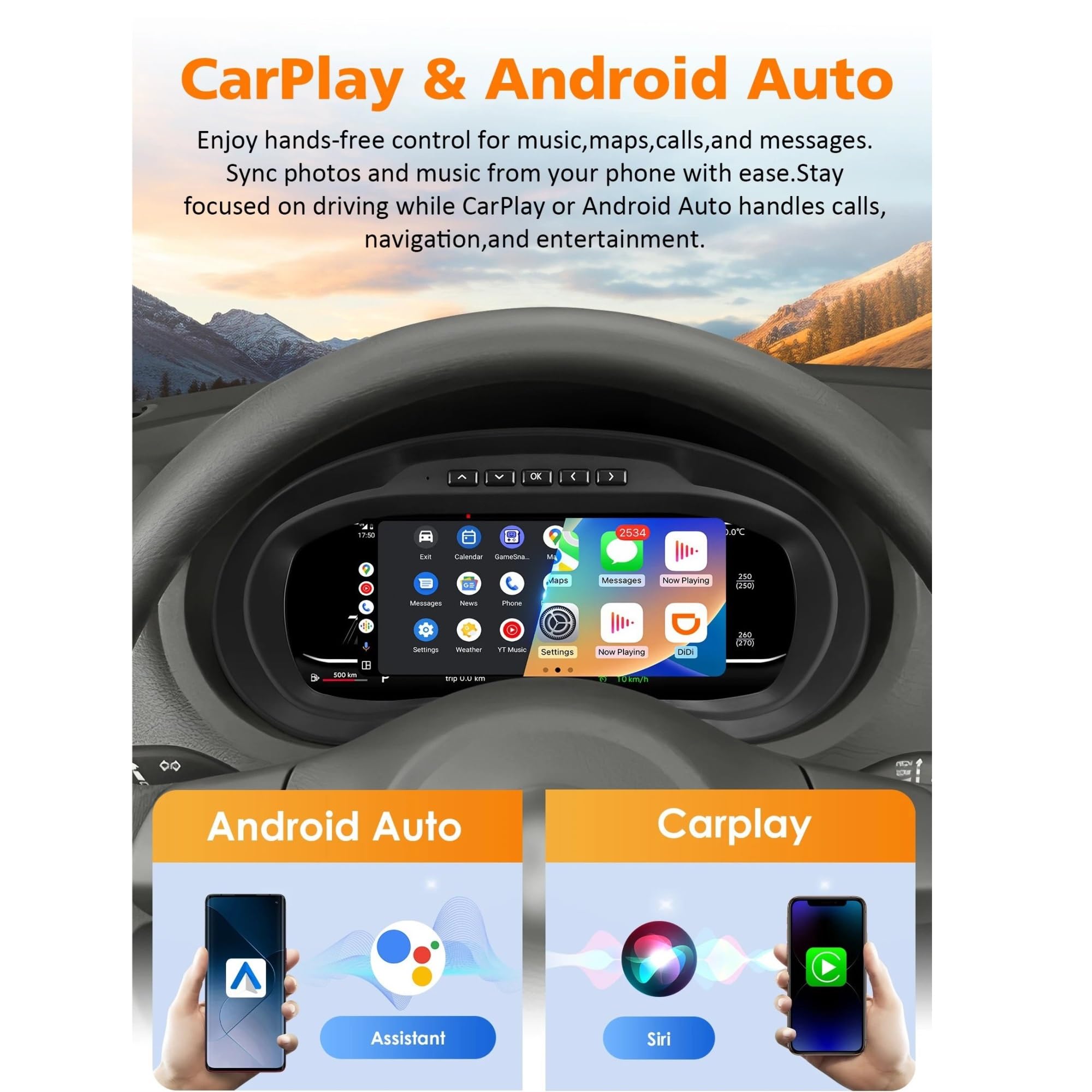 Pantalla para Coche para Polo 6R MK5 2009-2017