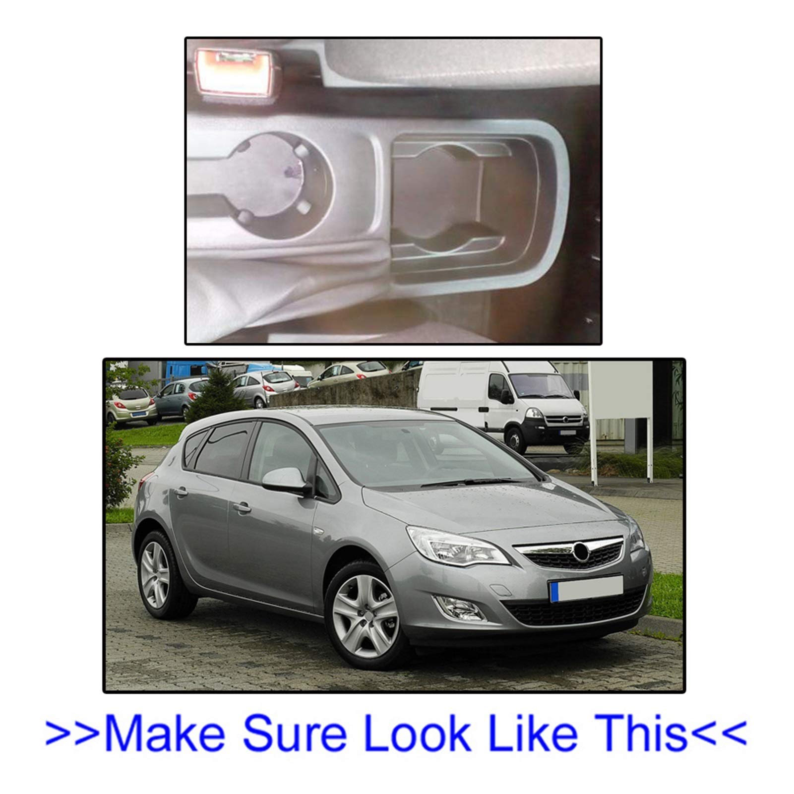 Dla opla, dla Vauxhall, Astra J podłokietnik ze schowkiem obrotowa dekoracja pudełka do przechowywania Car Styling 2009 2010 2011 Podłokietnik w konsoli środkowej samochodu(Red thread)