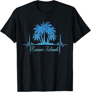 Exuma Islands Bahamas Beach Vacation Distressed T-Shirt