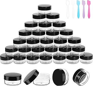 Accmor Recipientes de muestra con tapas, 30 f...