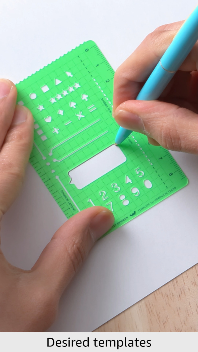 Amazon.com : Hobonichi Template Basic Hobonichi Notebook Original