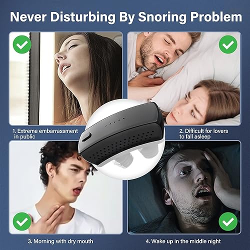 Miniatura 5 de Dispositivos antironquidos deja de roncar esta noche solución eficaz para ronquidos para hombres y mujeres