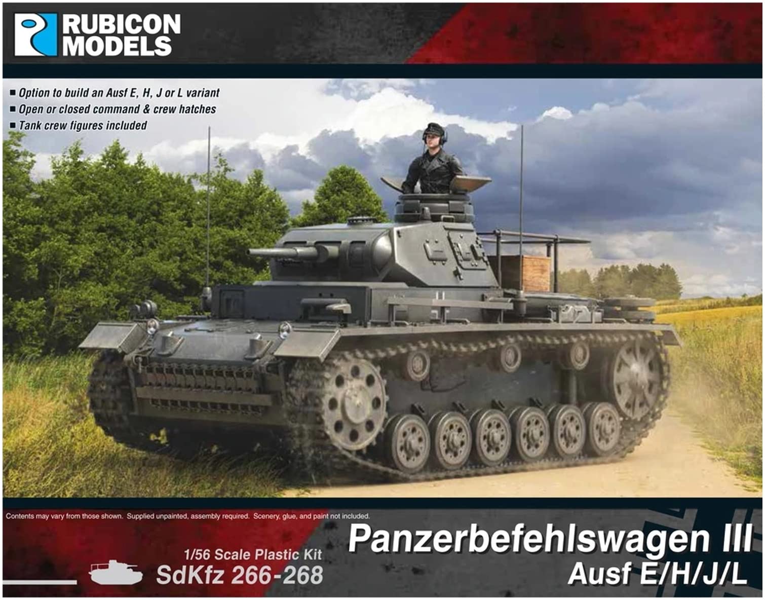 Rubicon Models Panzerbefehiswagen III Ausf E/H/J/L