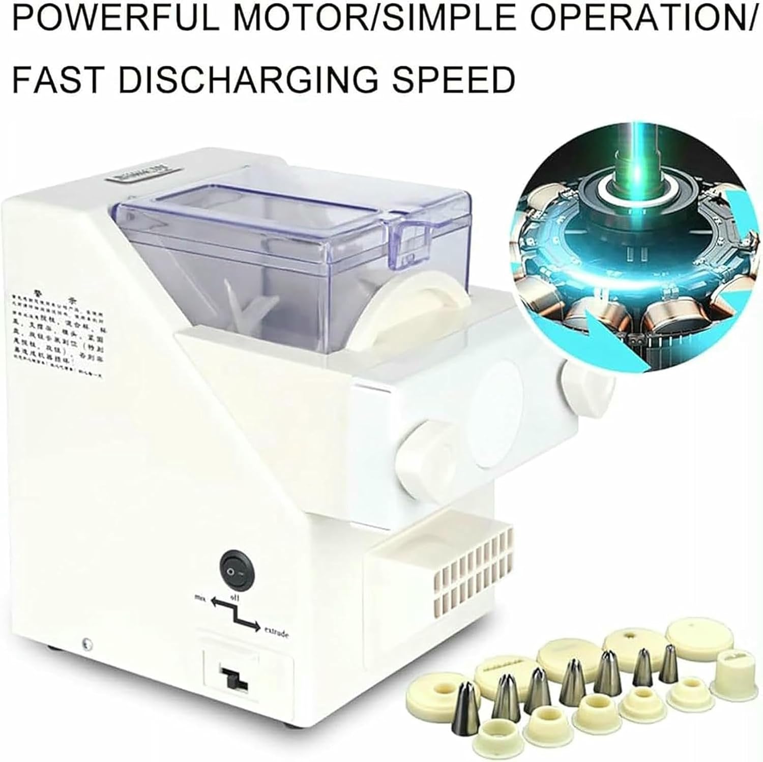 Automatic Cookies Making Machine, Electric Bake Maker Making Cookies,Cookie Press Gun Kit,for Dessert Shop~/