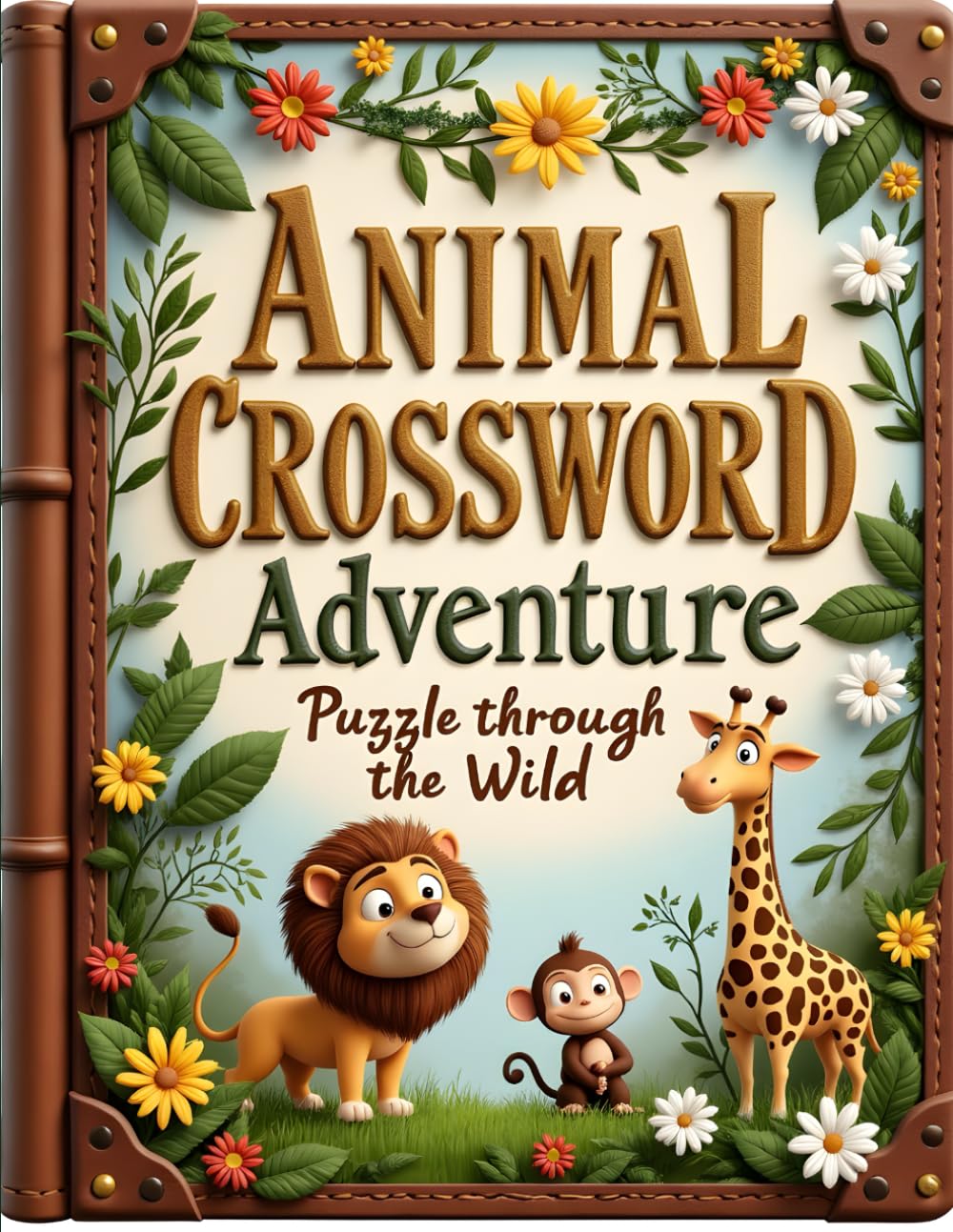 Animal Crossword Adventure: Fun and Easy Crossword Puzzles for Kids Ages 6–10