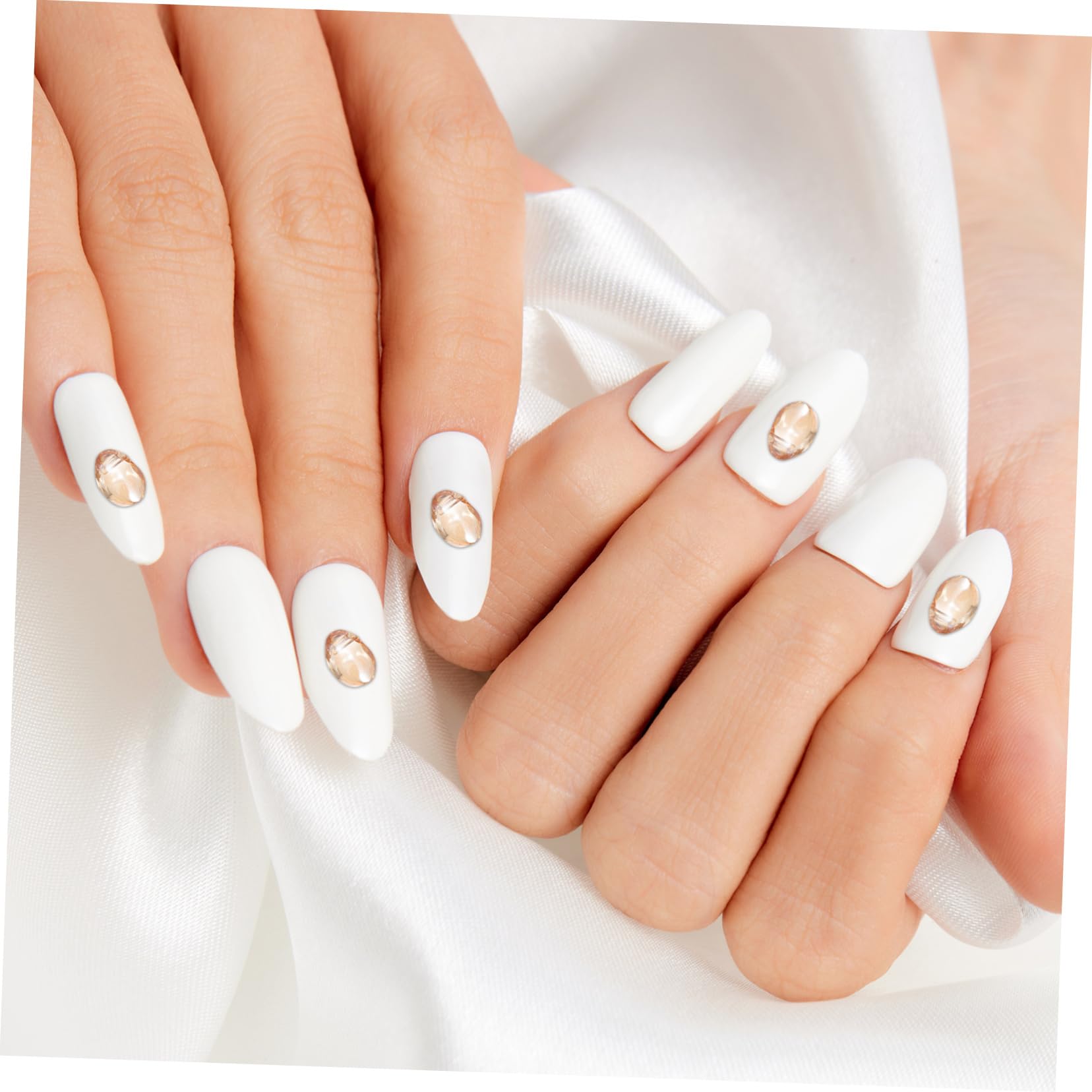 CALLARON 3 set Pietre Di Cristallo Per Unghie Diamanti Nail Art Strass Glitter Diamanti Gemme Per Unghie Gemme Per Nail Art Glitter Colorati Sciolti Per Realizzare 100 pezzi*3