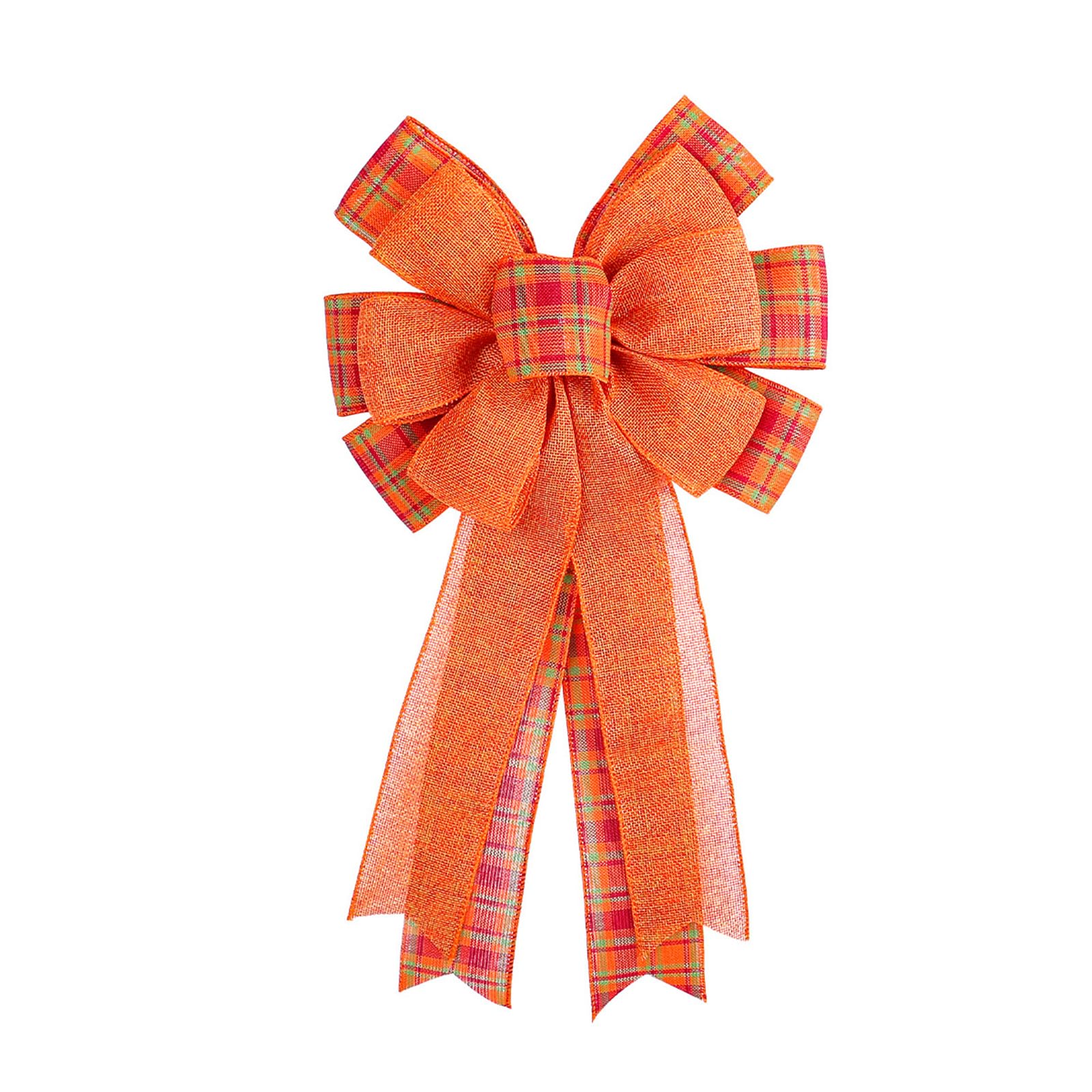 Kalttoy Decors Bowknot Ornament Thanksgiving Celebration Ribbon Bowknot Decorations Party Hangings Ornament Thanksgiving Decorations Organization