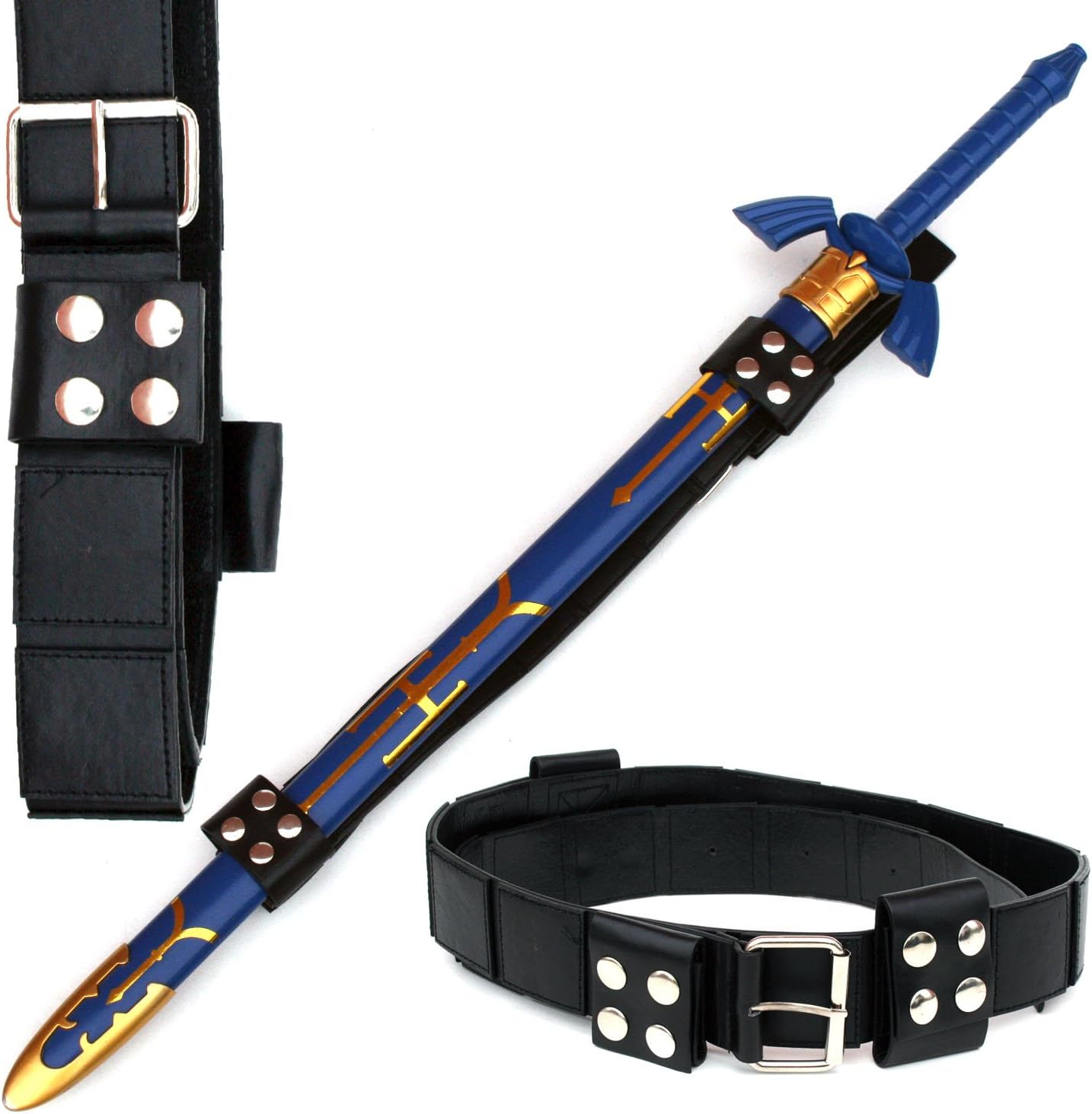 Universal Fit Sword Frog Belt Strap for Link's Master Zelda Sword Black