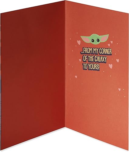 Miniatura 2 de American Greetings Star Wars Tarjeta de San Valentín (Baby Yoda, The Child)