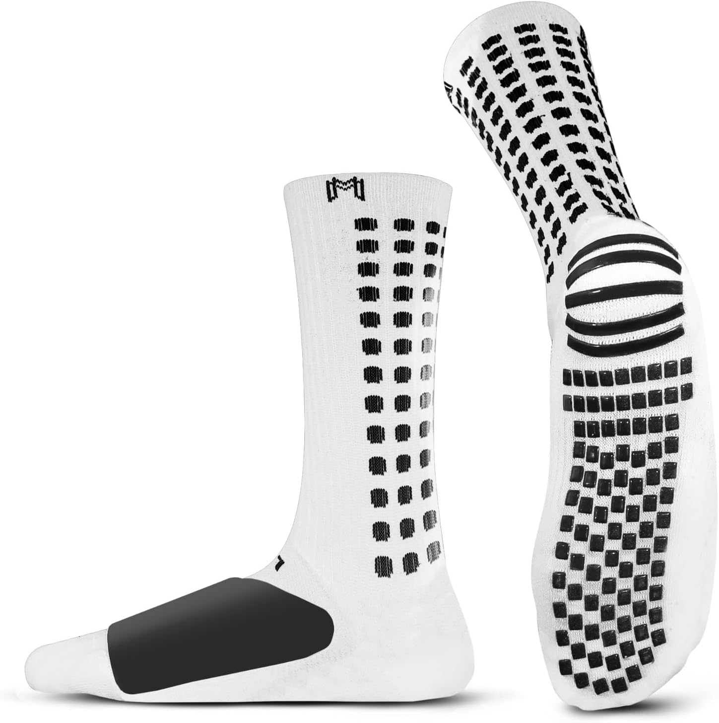 Lite - Protective Athletic Grip Sock with Metatarsal Padding Foot Protection, Anti-Slip Grip Pads, Non Slip Socks
