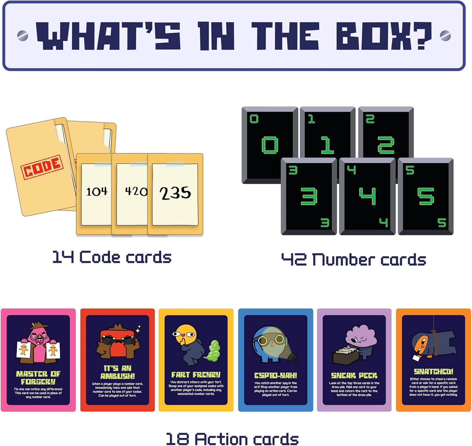 SpyOuts Card Game - Quick, Fun Family Friendly Game - Ages 7 and Up