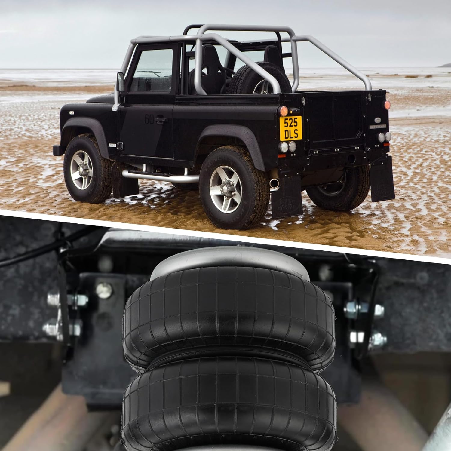 Rear Air Spring Bags Airbag Suspension Kit Replacement for TOYOTA TUNDRA 2WD/4WD 2007-2021, for Firestone Ride Rite 2445,5000 Lbs of Load Leveling Capacity