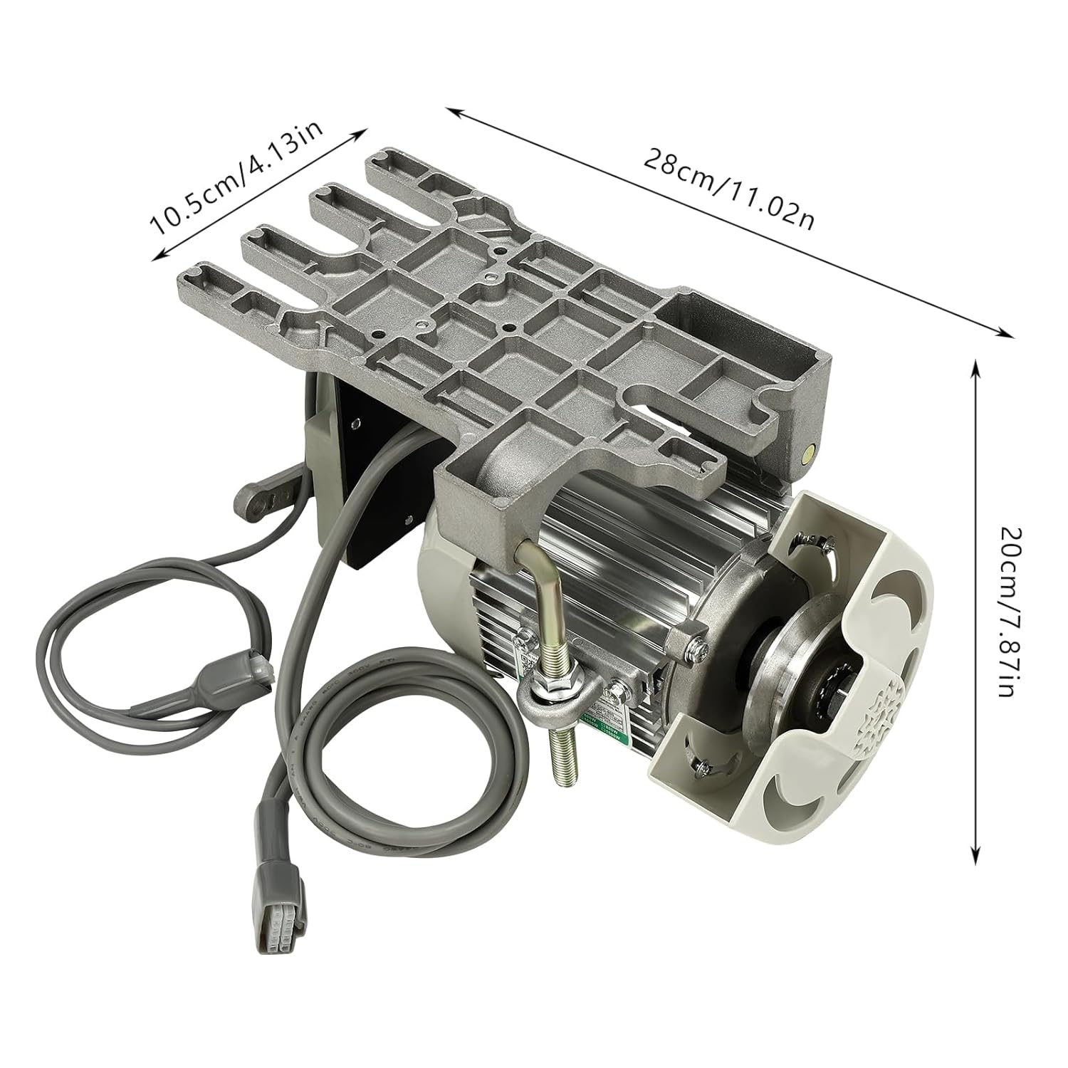 Brushless Sewing Machine Servo Motor, 110V 600W Industrial Sewing Machine Electric Brushless Motor with Controller, Sewing Machine Motor for Straight Stitch Machines
