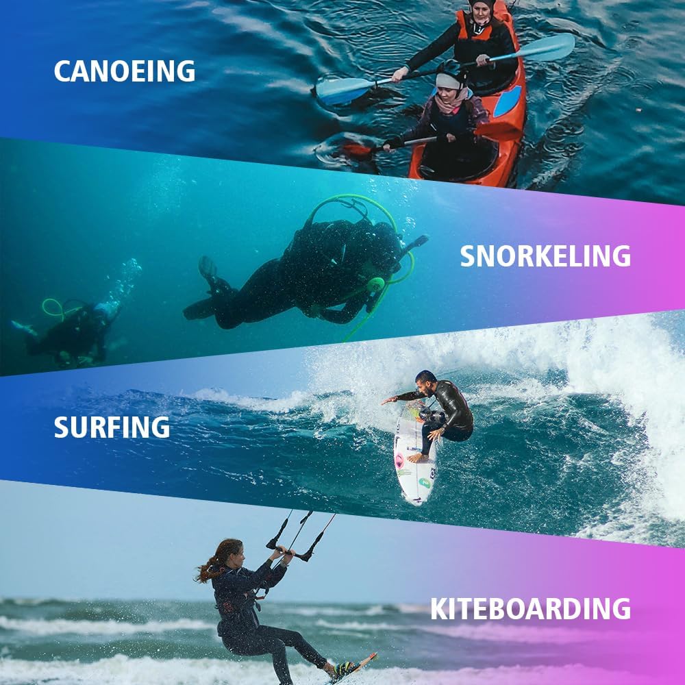 Womens Full Body Wetsuit 3mm - Neoprene Diving Suits Front Zip Dive Skin Lightweight Wet Suit Rash Guard Quick Dry for Diving Snorkeling Surfing Swimming, MWA