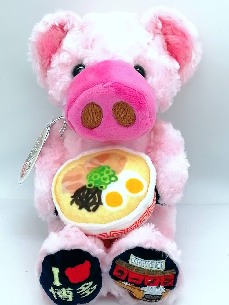 Amazon.co.jp: ご当地ベア 博多とんこつラーメン ぬいぐるみS 藤二誠