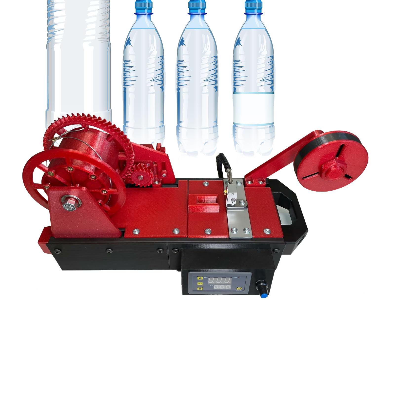 Machine à Fabriquer Du Filament 3D En Pet Recyclé, Recycleur De Bouteilles Imprimées En 3D, Filament 3D Pultrudé à Partir De Bouteilles En Plastique, Familles, Créateurs DIY, Petits Studios red