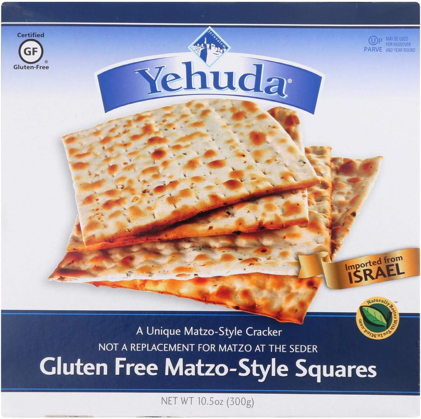 Yehuda Matzo Gluten Free Crackers Case of 12 10.5 oz