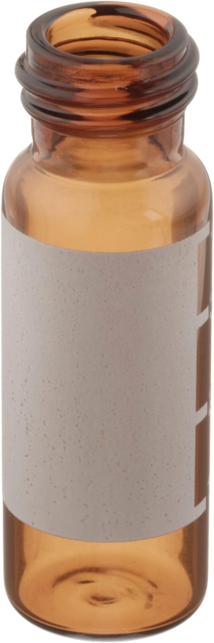 Greenwood Products 13-09-1336 4mL Amber Threaded Vial, ID Patch, 15x45mm, 13-425 Finish (100/pk)
