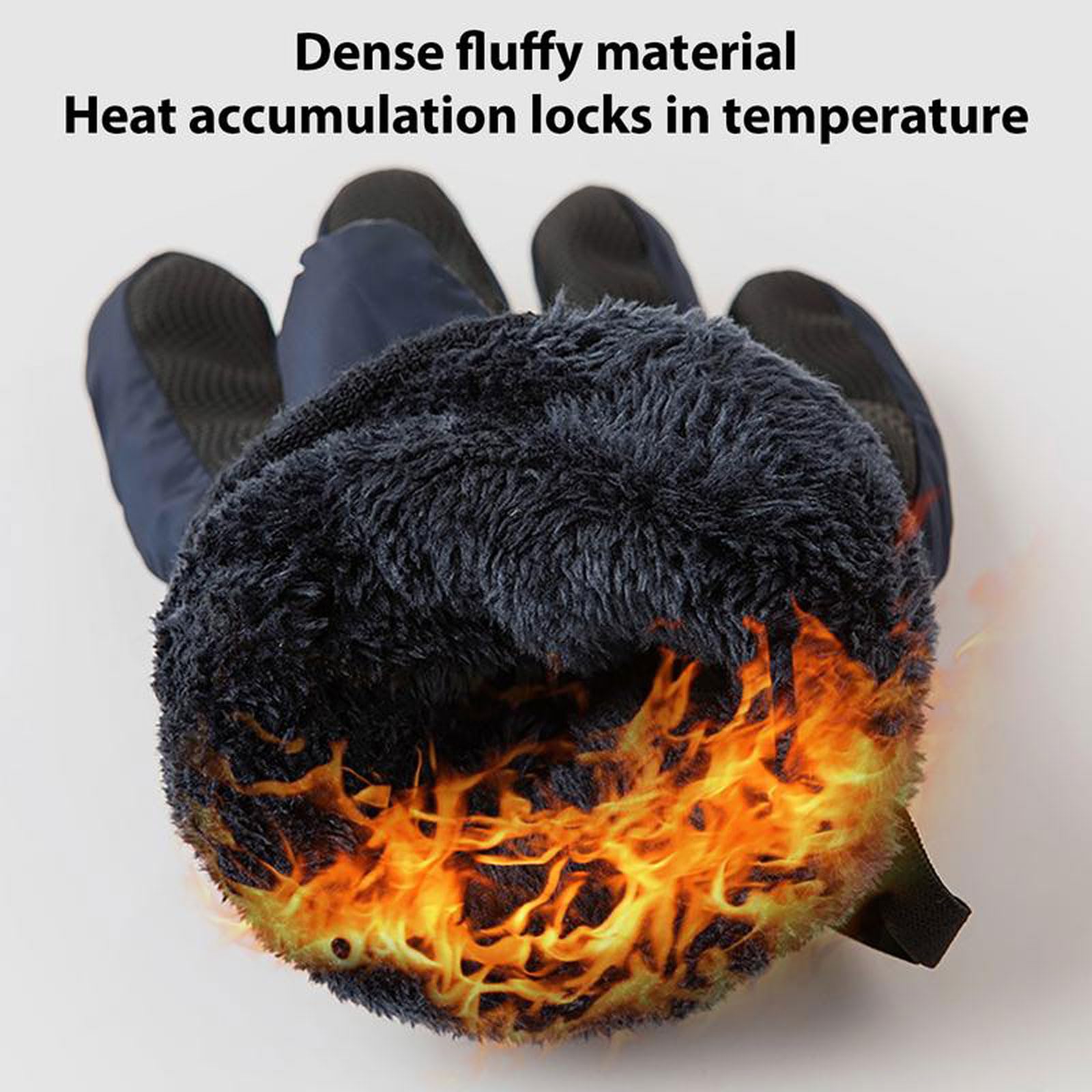 Guantes de esquí Unisex, Guantes de Deporte cálido, Manoplas de Snowboard, Guantes con Pantalla táctil, Guantes de Nieve Impermeables para Motocicleta de Invierno