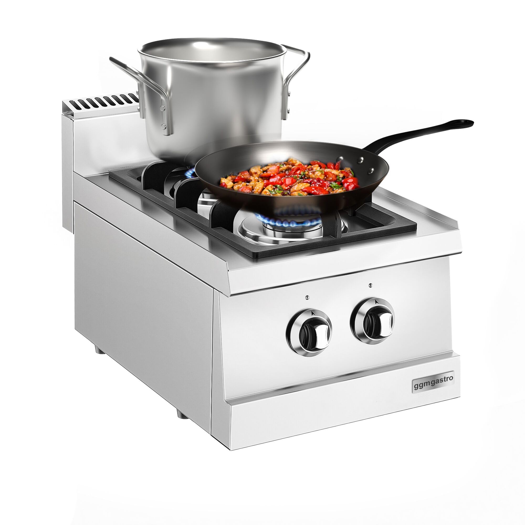GGM Gastro | GHK4632 | Gasherd - 6,5 kW - 2 Brenner