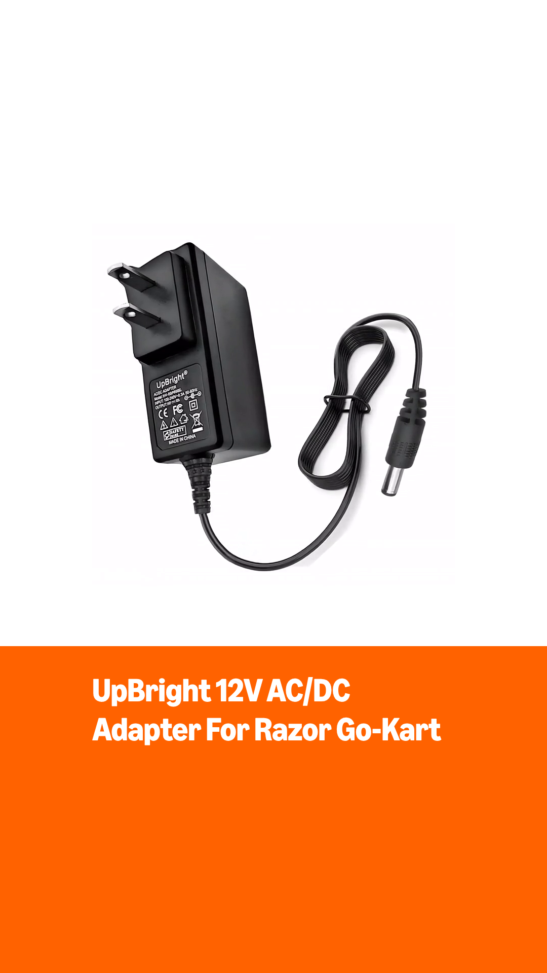 Amazon.com: UpBright 12V AC/DC Adapter Compatible with Razor Crazy