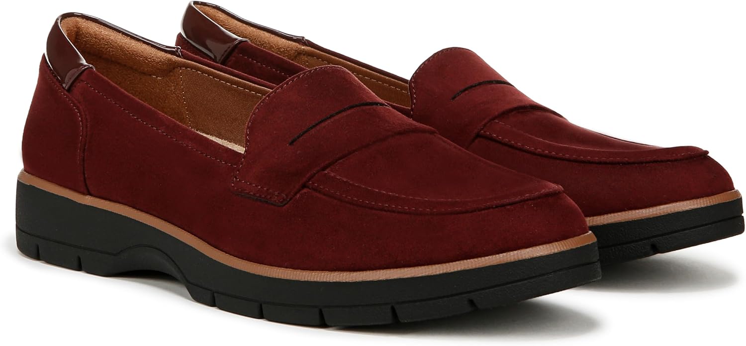 Dr. Scholl's Shoes Women's Nice Day Slip On Loafer Loafer Cali Wine Microfiber 10 M - Image 7