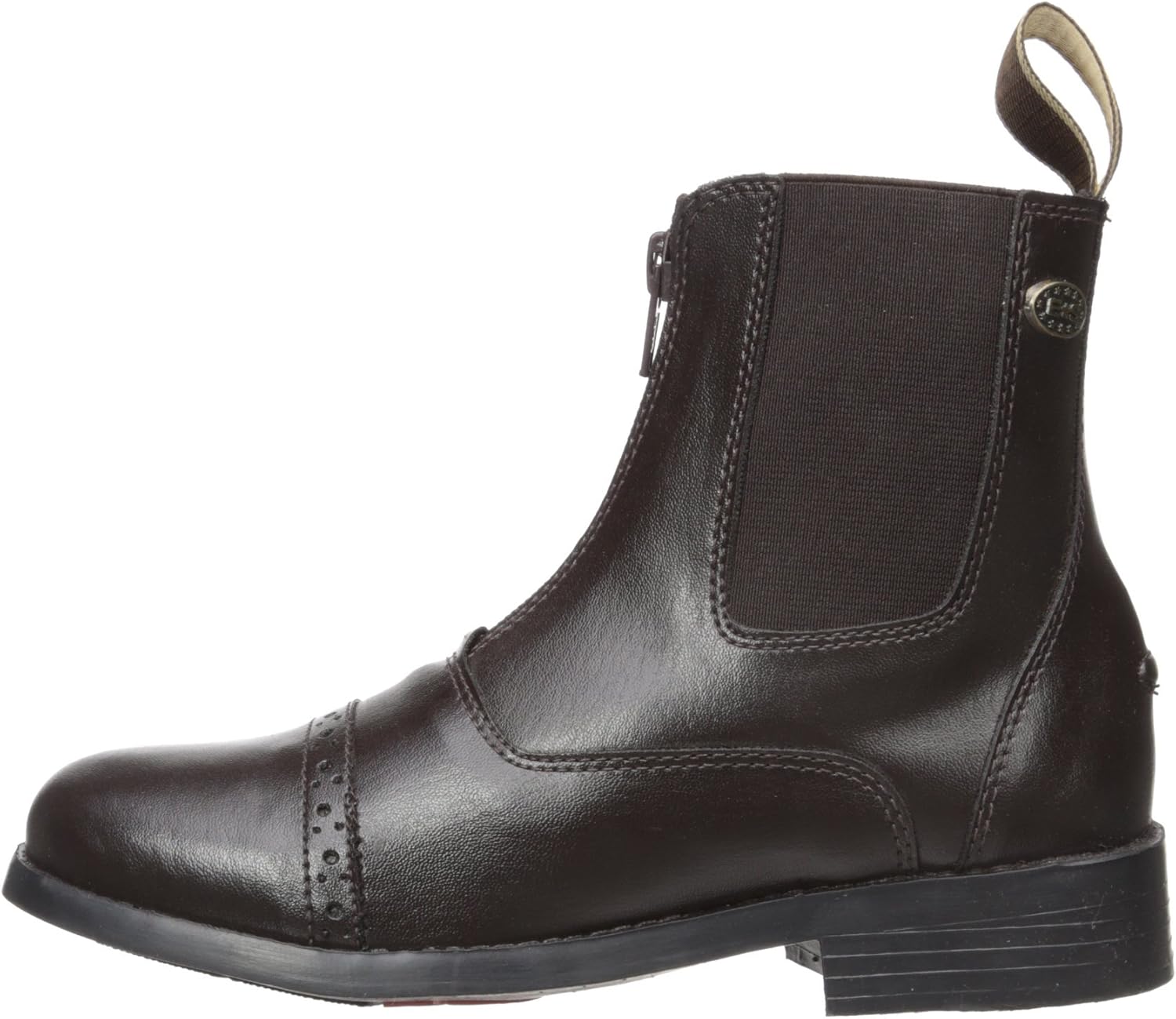 Equistar - Child's Zip Paddock Boot (All Weather) 4 Brown : Clothing, Shoes & Jewelry